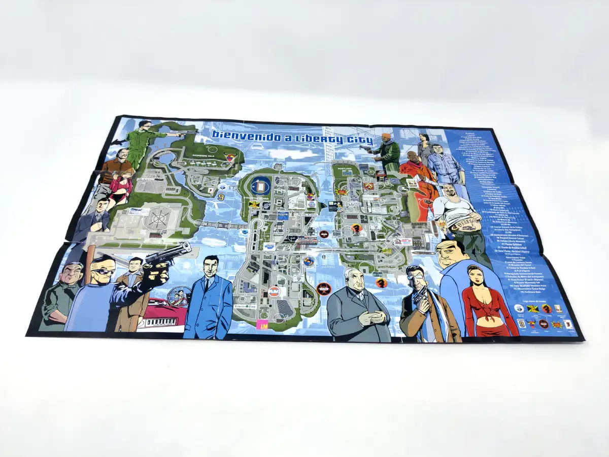 Detalle de Grand Theft Auto III (ESP) (v1) (Con Mapa) para PlayStation 2