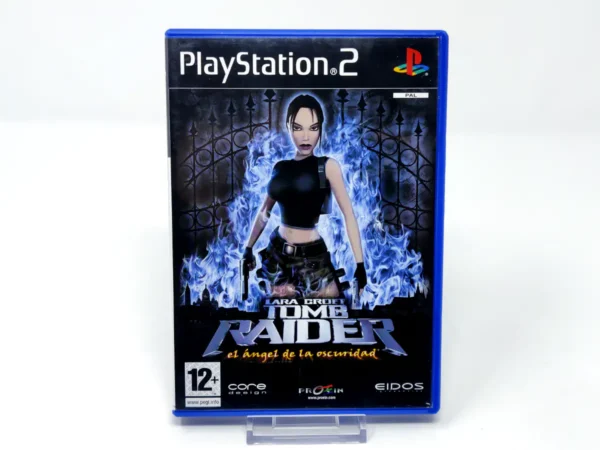 Portada de Lara Croft Tomb Raider: El Ángel de la Oscuridad (ESP) para PlayStation 2, edición PAL España, de segunda mano