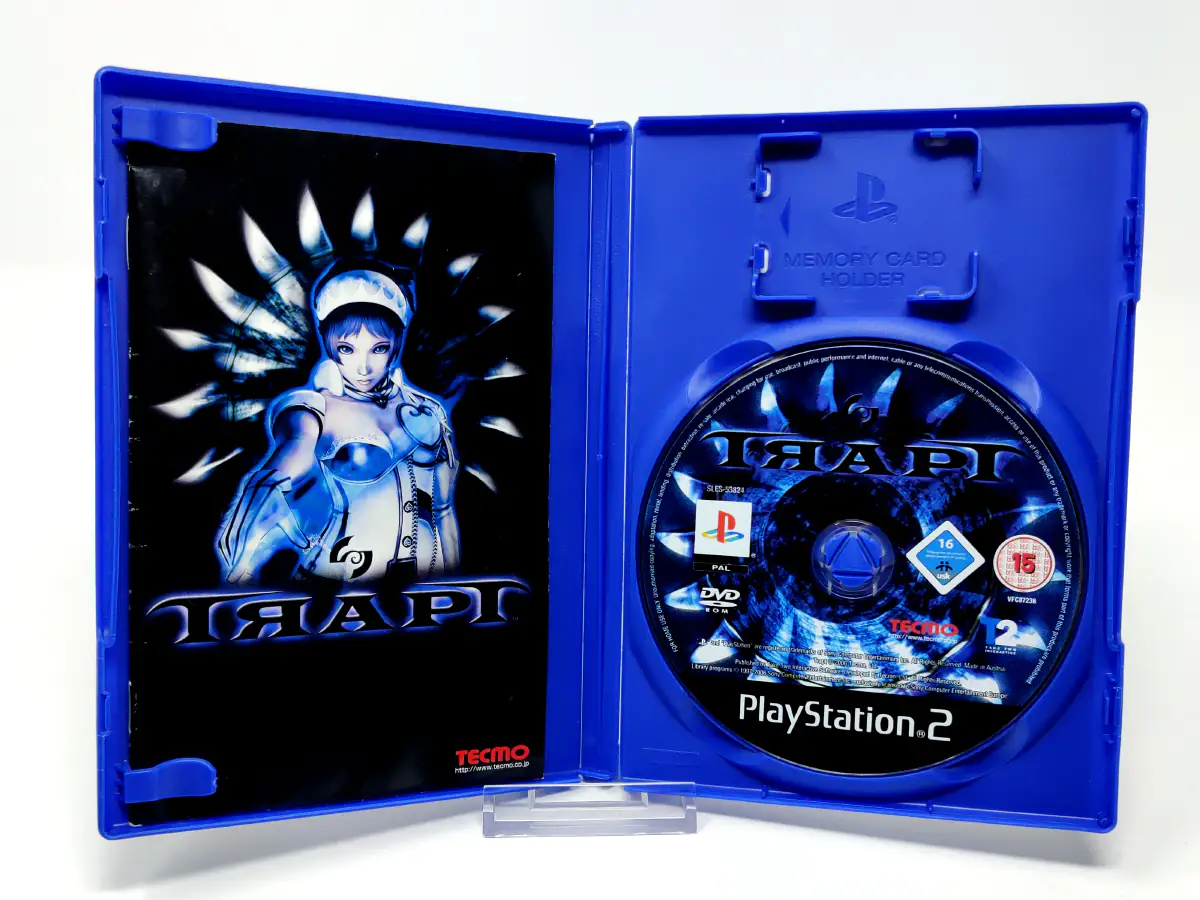 Interior del juego Trapt (ESP) para PlayStation 2 con disco y manual