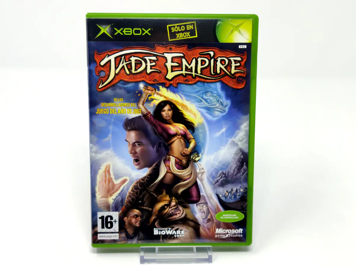 Portada de Jade Empire (ESP) para XBOX, edición PAL España, de segunda mano