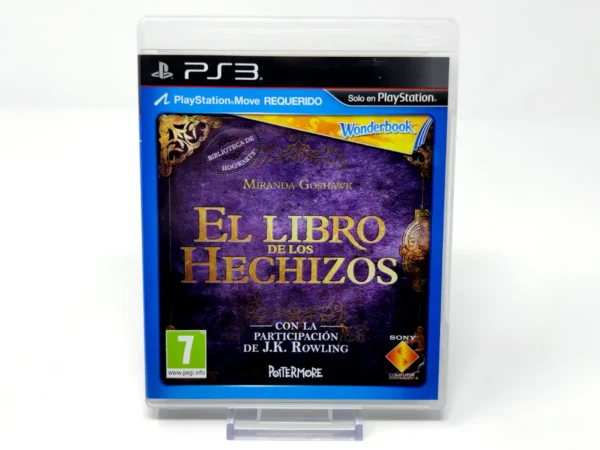 Portada de Wonderbook: El Libro de los Hechizos (ESP) (Rebajado) para PlayStation 3, edición PAL España, de segunda mano