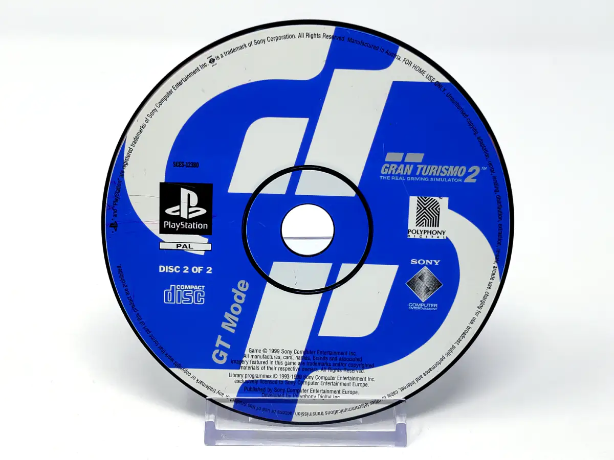 Gran Turismo 2 (Disco 2) (Gran Turismo Mode) (ESP) (Disco) para PlayStation 1, edición PAL España, de segunda mano