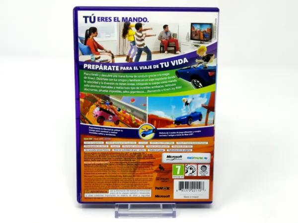 Parte trasera de Kinect Joy Ride (ESP) para XBOX 360, edición PAL España