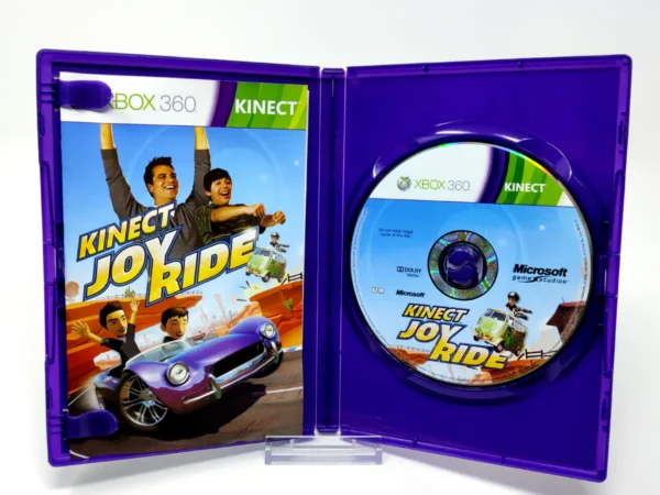 Interior del juego Kinect Joy Ride (ESP) para XBOX 360 con disco y manual