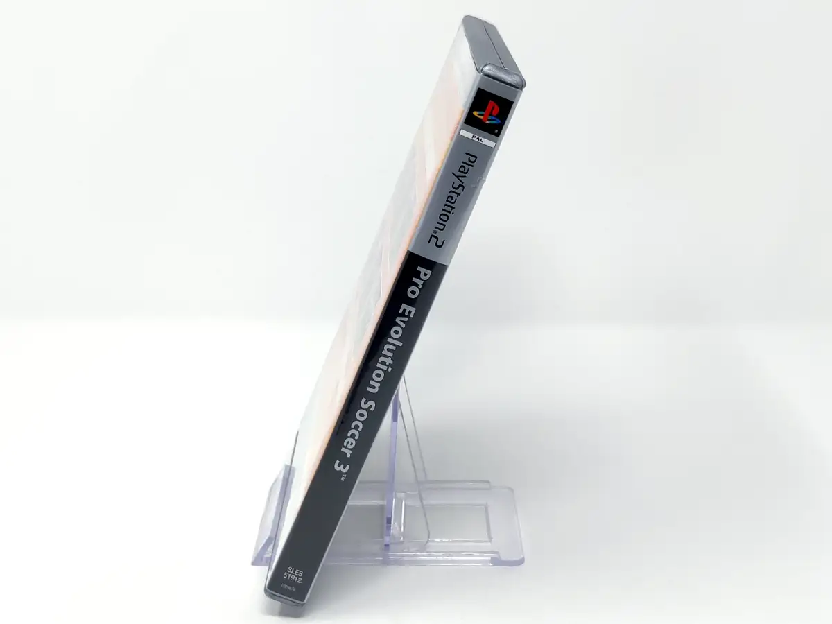 Lateral de la caja de Pro Evolution Soccer 3 (ESP) (Platinum) para PlayStation 2