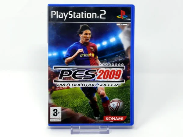 Portada de PES 2009: Pro Evolution Soccer (ESP) para PlayStation 2, edición PAL España, de segunda mano