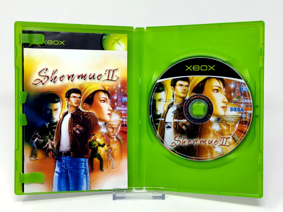 Lateral de la caja de Shenmue II (ESP) para XBOX