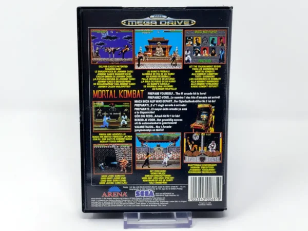 Parte trasera de Mortal Kombat (ESP) (Rebajado) para Sega Mega Drive, edición PAL España