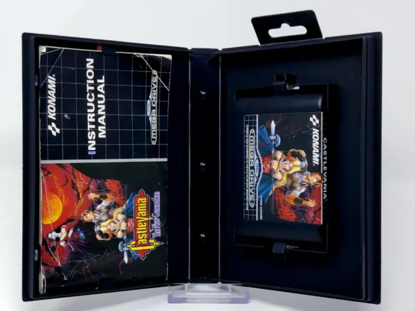 Interior del juego Castlevania: The New Generation (ESP) (Rebajado) para Sega Mega Drive con disco y manual