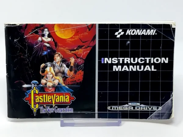Lateral de la caja de Castlevania: The New Generation (ESP) (Rebajado) para Sega Mega Drive