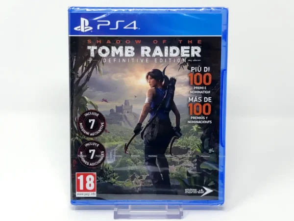 Portada de Shadow of the Tomb Raider (Definitive Edition) (ESP) (Precintado) para PlayStation 4, edición PAL España, nuevo
