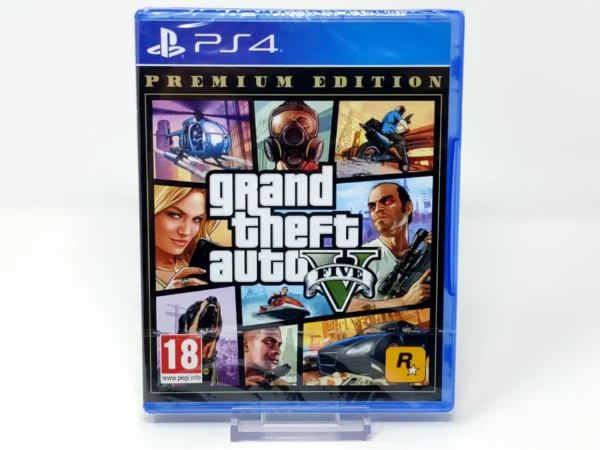 Portada de Grand Theft Auto V (Premium Edition) (ESP) (Precintado) para PlayStation 4, edición PAL España, nuevo