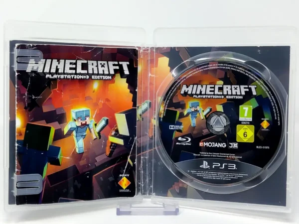 Interior del juego Minecraft: PlayStation 3 Edition (ESP) (Rebajado) para PlayStation 3 con disco y manual