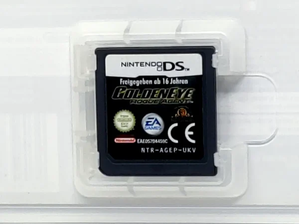Lateral de la caja de GoldenEye: Rogue Agent (ESP) para Nintendo DS