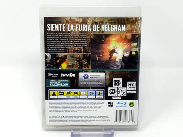 Parte trasera de Killzone 2 (ESP) (Rebajado) para PlayStation 3, edición PAL España
