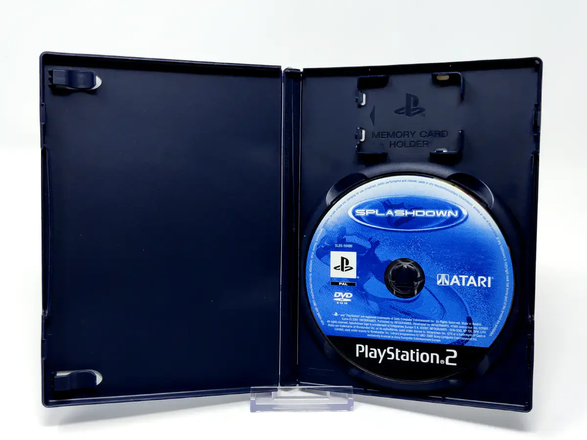 Interior del juego Splashdown (FRA) (Rebajado) para PlayStation 2 con disco y manual