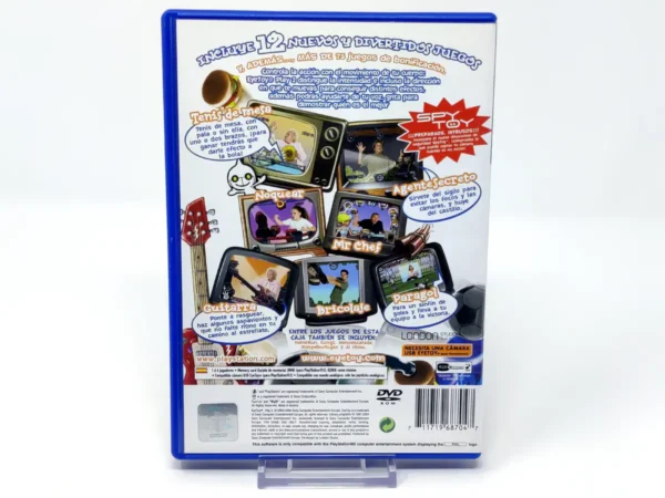Parte trasera de EyeToy: Play 2 (ESP) (v2) para PlayStation 2, edición PAL España