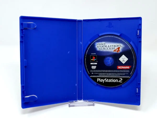 Interior del juego Pro Evolution Soccer 4 (ESP) (Rebajado) para PlayStation 2 con disco y manual