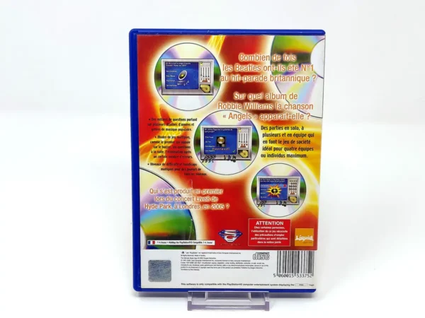 Parte trasera de The Ultimate Music Quiz (FRA) para PlayStation 2, edición PAL Francia