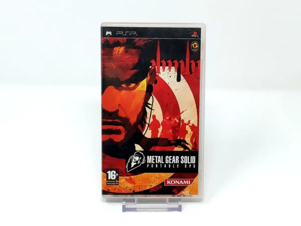 Portada de Metal Gear Solid: Portable Ops (ESP) para PSP, edición PAL España, de segunda mano