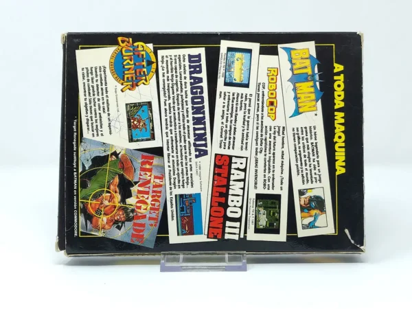 Lateral de la caja de A Toda Maquina (ESP) para Sinclair ZX Spectrum