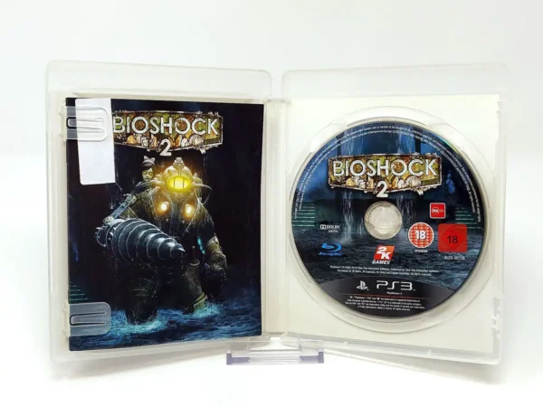 Interior del juego BioShock 2 (ESP) (Rebajado) para PlayStation 3 con disco y manual