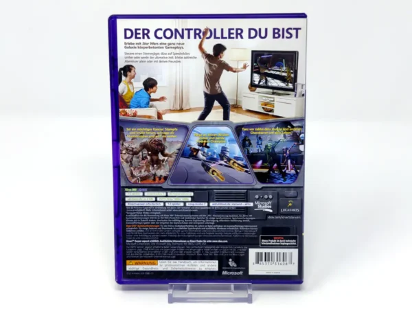 Parte trasera de Kinect Star Wars (ALE) para XBOX 360, edición PAL Alemania