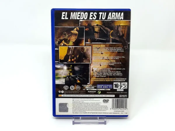 Parte trasera de Batman Begins (ESP) (Rebajado) para PlayStation 2, edición PAL España