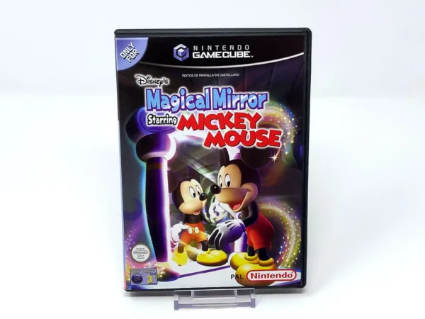 Portada de Disney's Magical Mirror Starring Mickey Mouse (ESP) para Nintendo GameCube, edición PAL España, de segunda mano