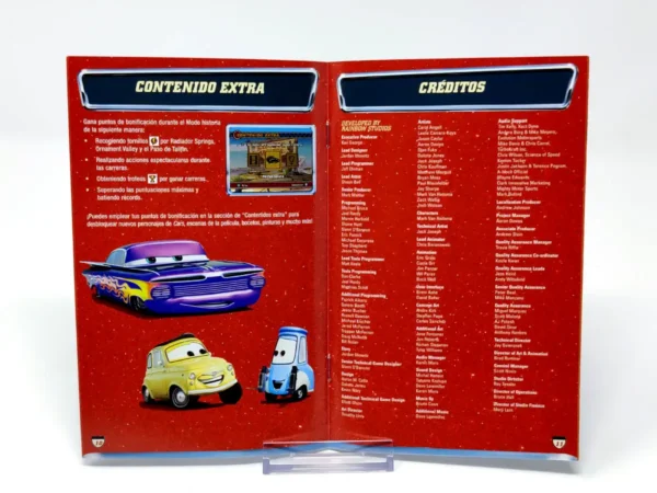 Disney/Pixar Cars (ESP) (Manual) para PlayStation 2, edición PAL España, de segunda mano
