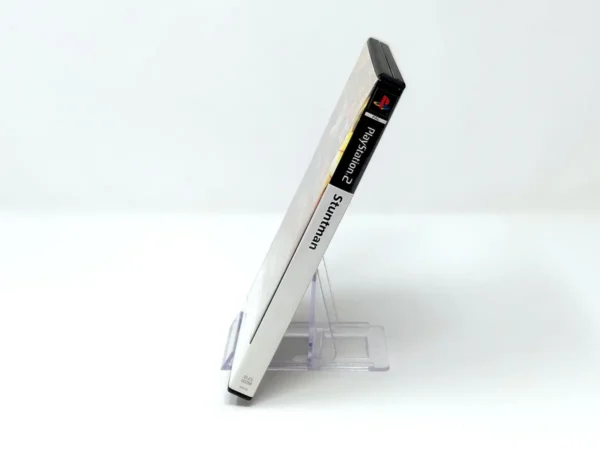 Lateral de la caja de Stuntman (ESP) para PlayStation 2