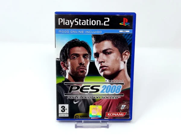 Portada de PES 2008: Pro Evolution Soccer (ESP) (Rebajado) para PlayStation 2, edición PAL España, de segunda mano