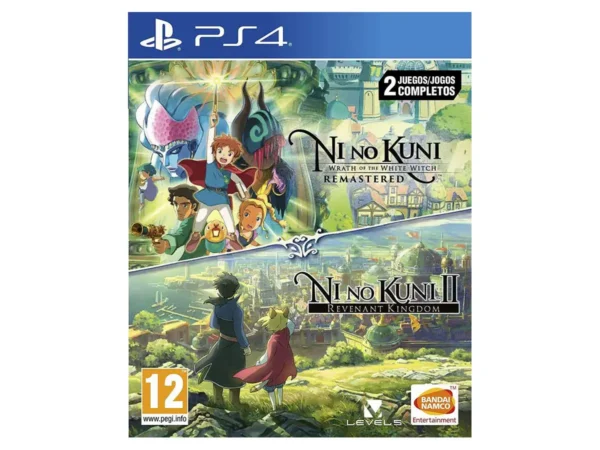 Portada de Ni No Kuni 1 + 2 Compilation (ESP) para PlayStation 4, edición PAL España, nuevo