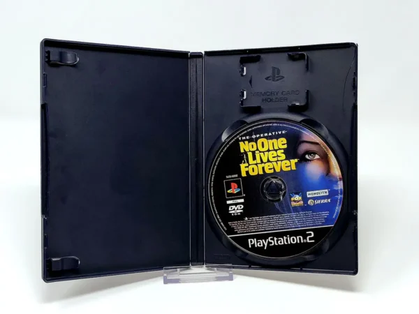 Interior del juego The Operative: No One Lives Forever (UK) (Rebajado) para PlayStation 2 con disco y manual