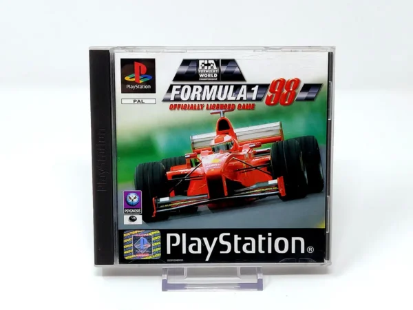 Portada de Formula 1 98 (ESP) para PlayStation 1, edición PAL España, de segunda mano