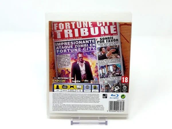 Parte trasera de Dead Rising 2: Off the Record (ESP) (Rebajado) para PlayStation 3, edición PAL España