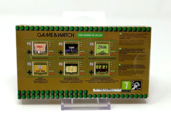 Parte trasera de Consola Game & Watch: The Legend Of Zelda (Precintado) para Nintendo Game & Watch, edición PAL España