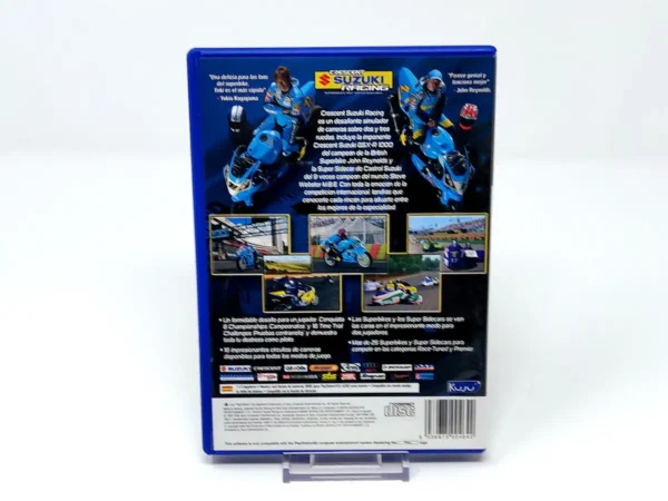 Parte trasera de Crescent Suzuki Racing (ESP) para PlayStation 2, edición PAL España