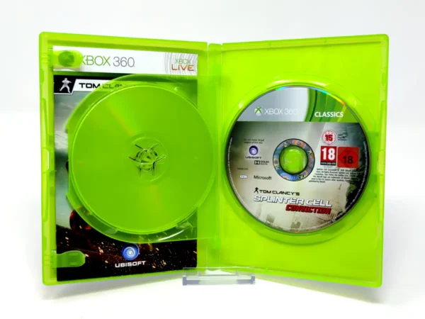 Lateral de la caja de Tom Clancy's Splinter Cell: Conviction (ESP) (Classics) para XBOX 360