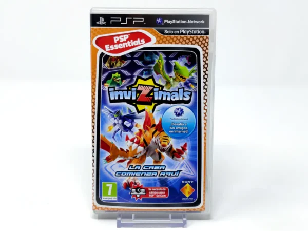 Portada de Invizimals (ESP) (Essentials) para PSP, edición PAL España, de segunda mano