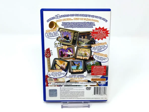 Parte trasera de EyeToy: Play 2 (FRA) para PlayStation 2, edición PAL Francia