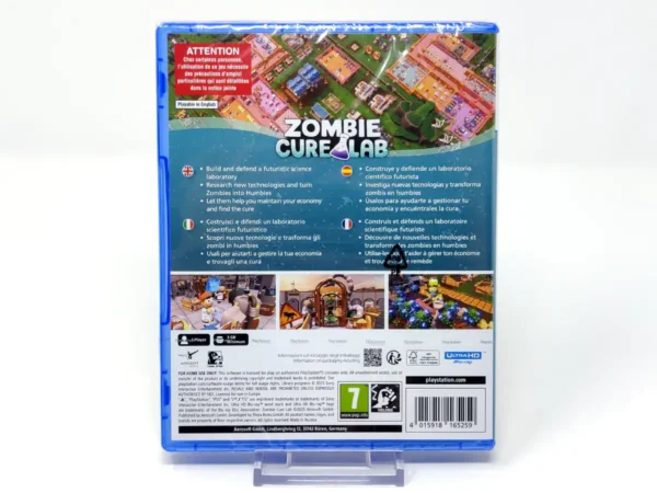 Parte trasera de Zombie Cure Lab (ESP) (Precintado) para PlayStation 5, edición PAL España