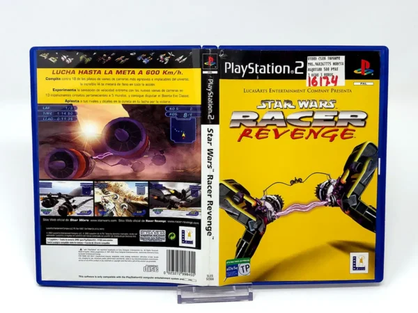 Star Wars: Racer Revenge (ESP) (Carátula) (Rebajado) para PlayStation 2, edición PAL España, de segunda mano
