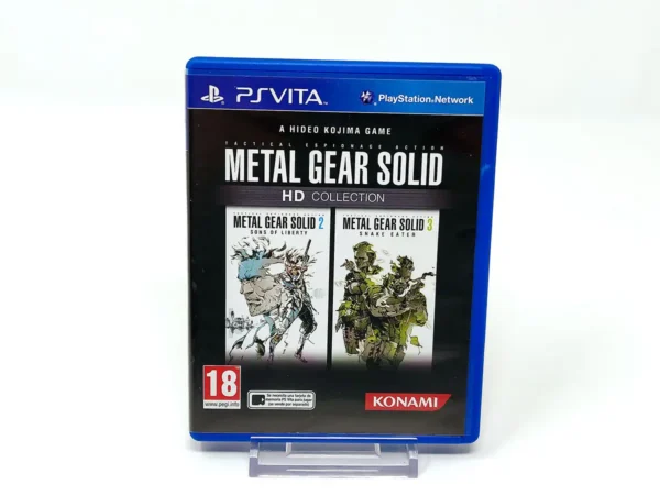 Portada de Metal Gear Solid: HD Collection (ESP) para PS Vita, edición PAL España, de segunda mano