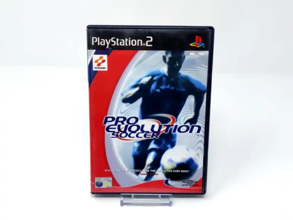 Portada de Pro Evolution Soccer (UK) para PlayStation 2, edición PAL UK, de segunda mano