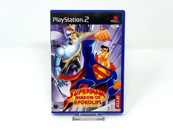 Portada de Superman: Shadow of Apokolips (UK) para PlayStation 2, edición PAL UK, de segunda mano