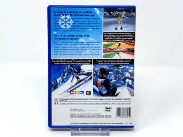 Parte trasera de Winter Sports 2008: The Ultimate Challenge (ESP) (Rebajado) para PlayStation 2, edición PAL España