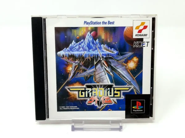 Portada de Gradius Gaiden (JAP) para PlayStation 1, edición NTSC Japón, de segunda mano