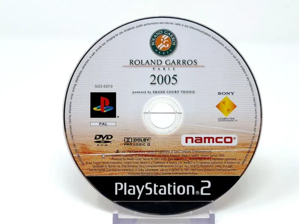 Roland Garros 2005: Powered by Smash Court Tennis (ESP) (Disco) para PlayStation 2, edición PAL España, de segunda mano