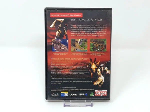 Parte trasera de Battle Realms (ESP) para PC